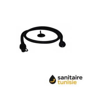 FLEXIBLE TOILETTE NOIR 1M