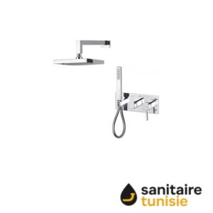 ZARZIS KIT ENCASTRE BAIN DOUCHE 3 SORTIES 06BK