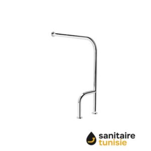 BARRE D'APPUI AVEC FIXATION A GAUCHE MUR ET SOL(87A01)