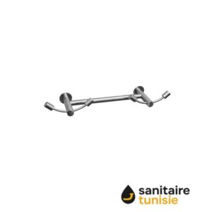 PORTE VETEMENT DOUBLE INOX BRAVA(BR802)