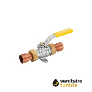 ROBINET DE GAZ +RAC 2027 LIVIER JAUNE