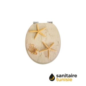 ABATTANT ETOILE BOIS