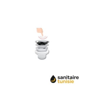 BONDE LAVABOU CLIC CLAC (TICTAC L )