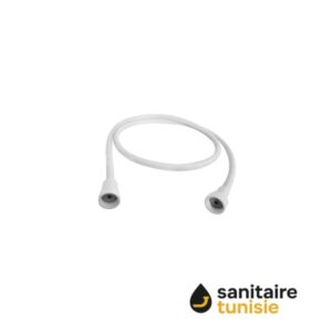 FLEXIBLE DE DOUCHE TRESSE BLANC 1,5M